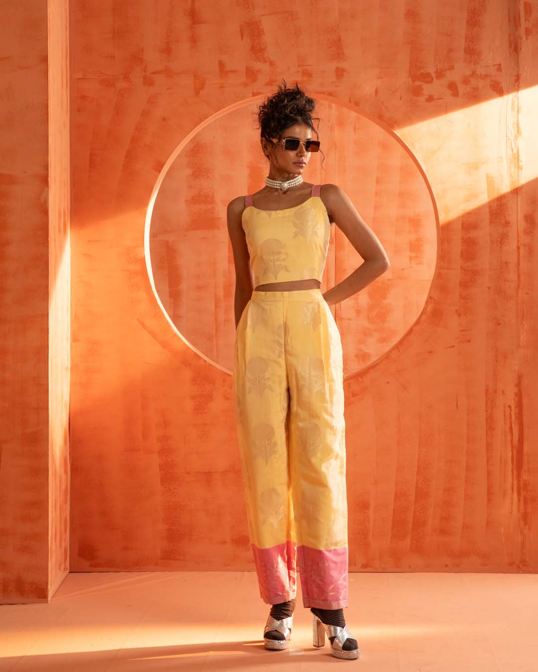 Topaz Warrior( 3 PCS PANT SUIT CO-ORD SET)