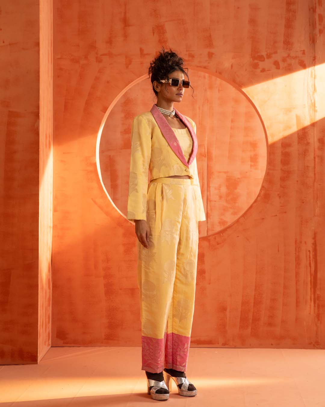 Topaz Warrior( 3 PCS PANT SUIT CO-ORD SET)