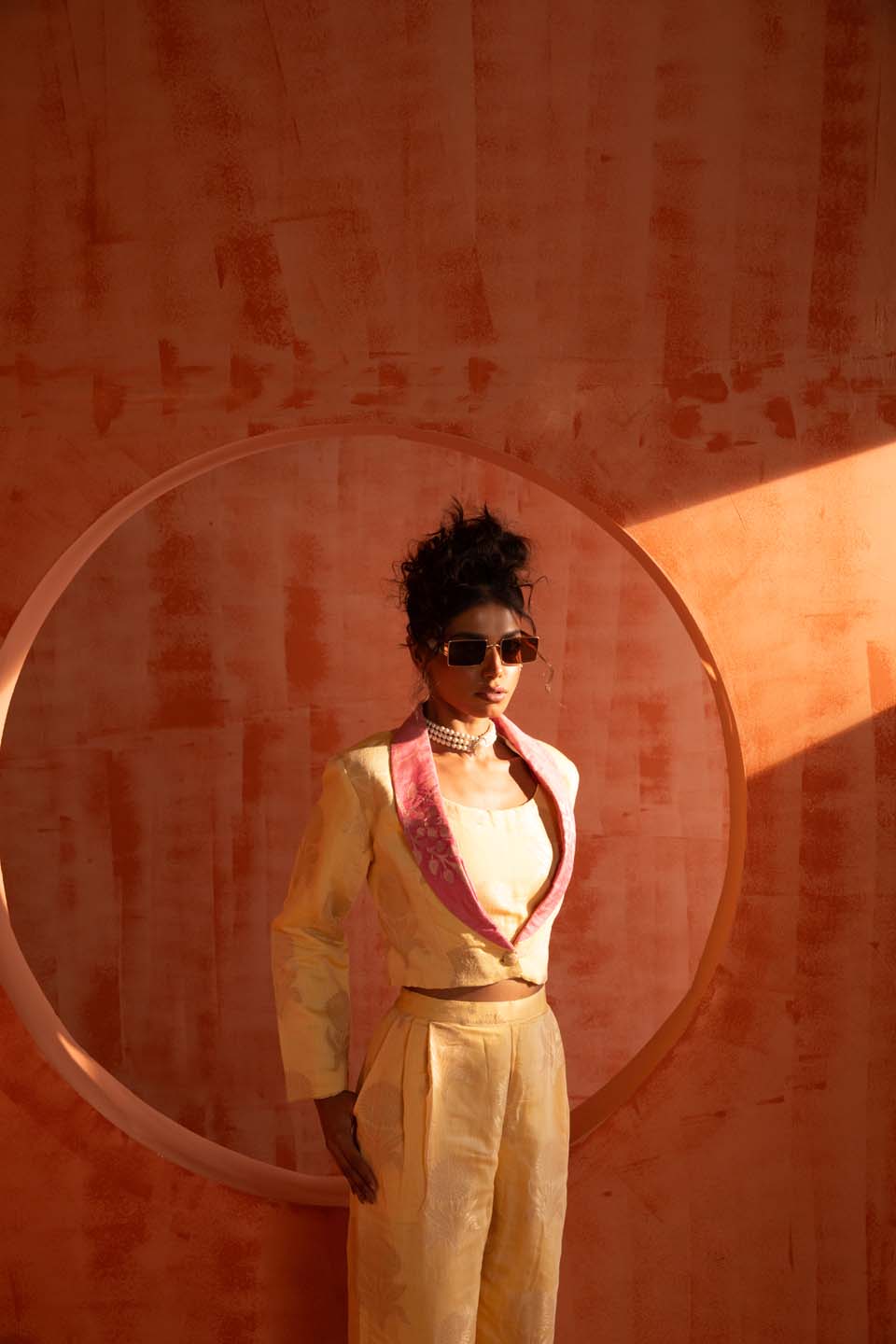 Topaz Warrior( 3 PCS PANT SUIT CO-ORD SET)