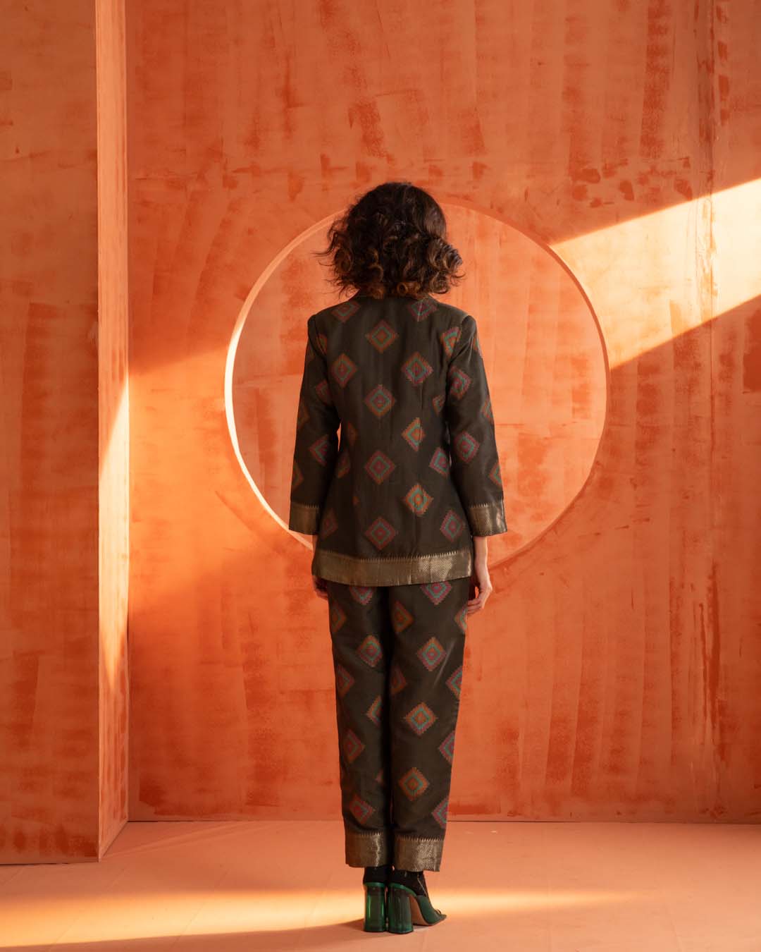 Shadow Spark( 3 PCS PANT SUIT CO-ORD SET)