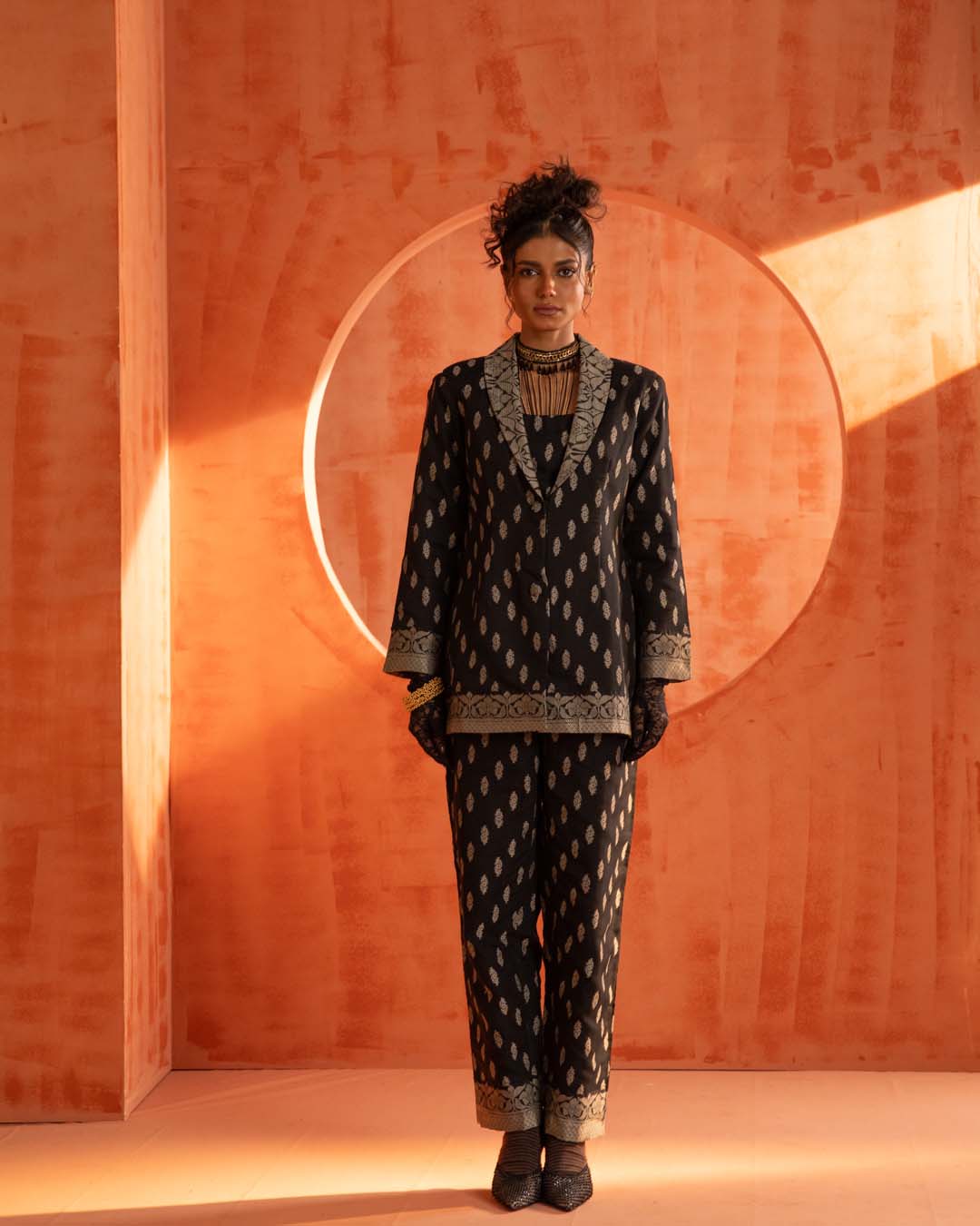 Shadow Warrior( 3 PCS PANT SUIT CO-ORD SET)