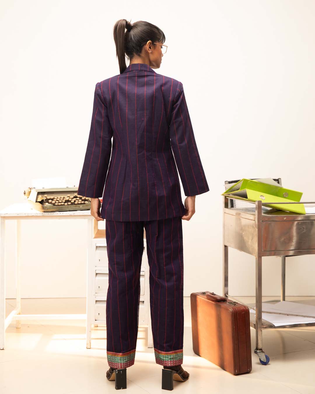 Amethyst Shield( 3 PCS PANT SUIT CO-ORD SET)