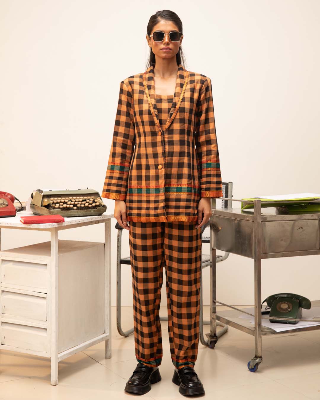 Amber Storm( 3 PCS PANT SUIT CO-ORD SET)