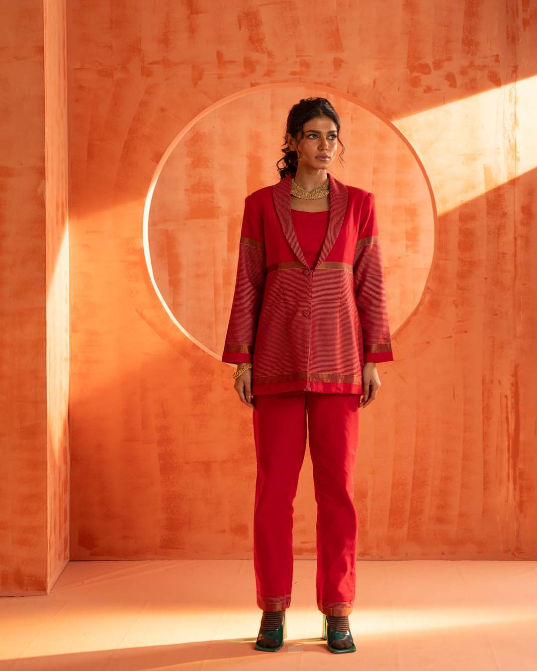 Firestorm Hunter( 3 PCS PANT SUIT CO-ORD SET)