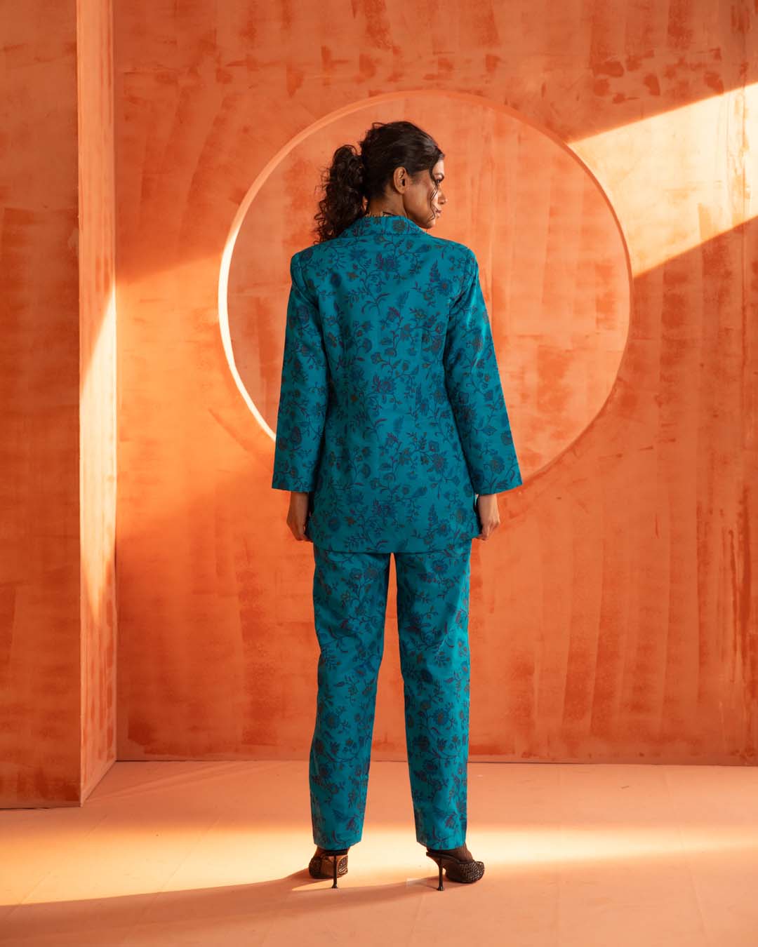 Emerald Sentinel( 3 PCS PANT SUIT CO-ORD SET)