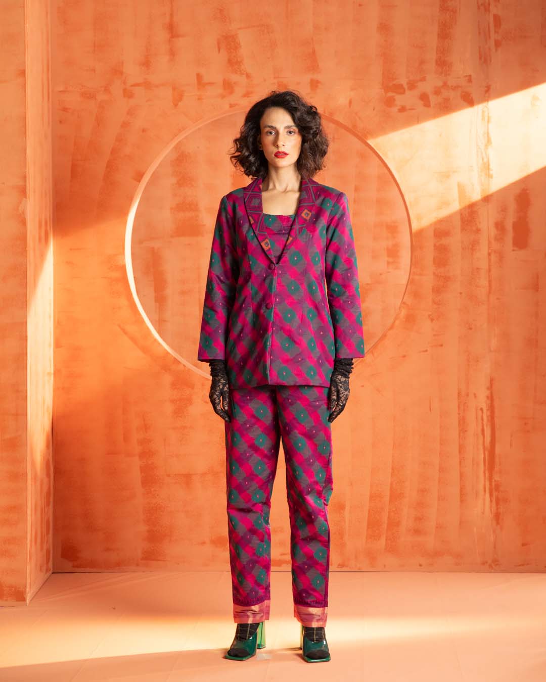 Scarlet Sabre( 3 PCS PANT SUIT CO-ORD SET)