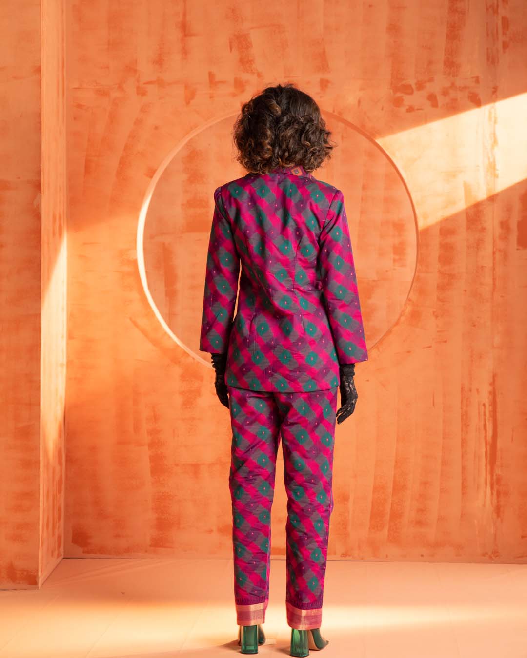 Scarlet Sabre( 3 PCS PANT SUIT CO-ORD SET)