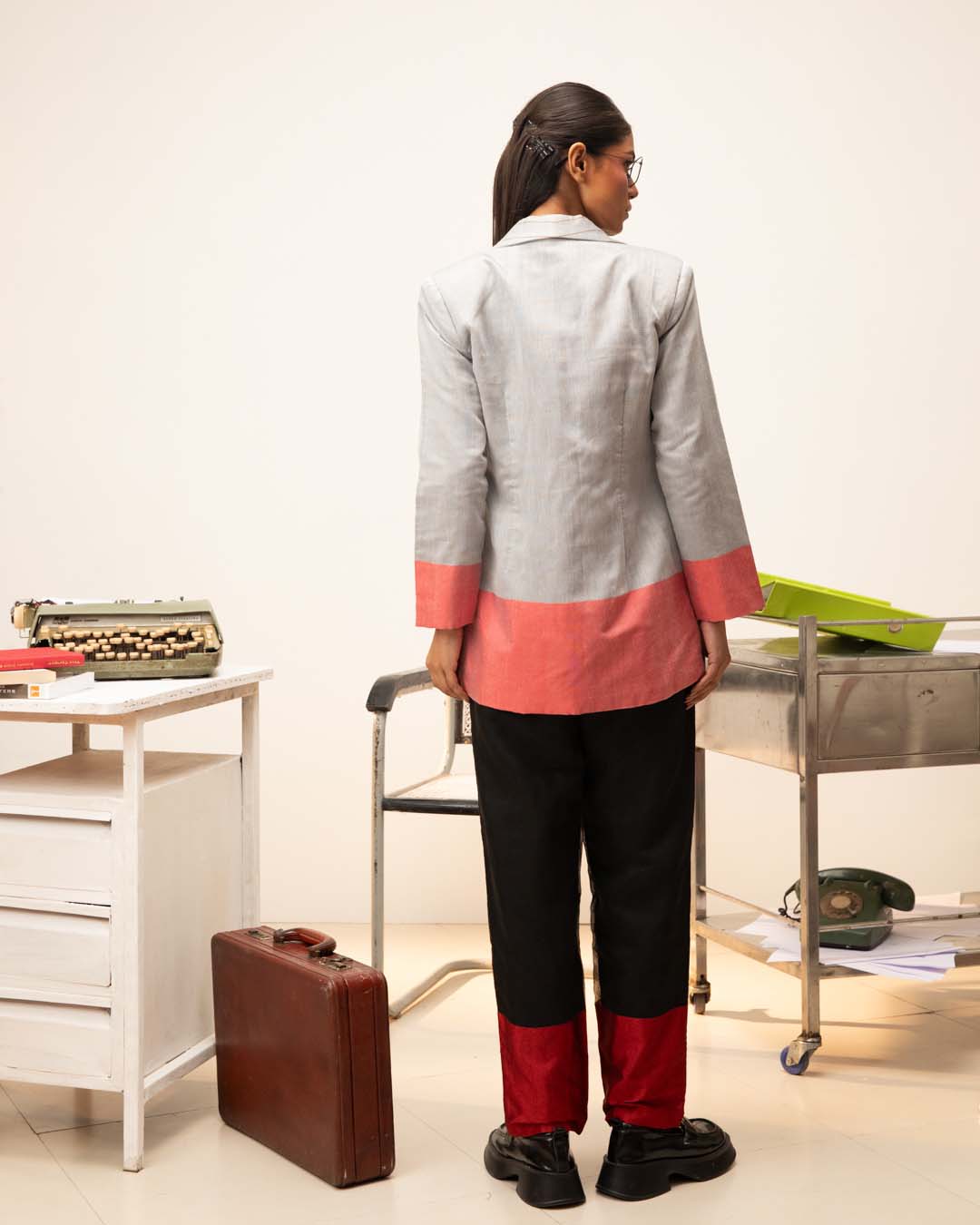 Platinum Mirage( 3 PCS PANT SUIT CO-ORD SET)