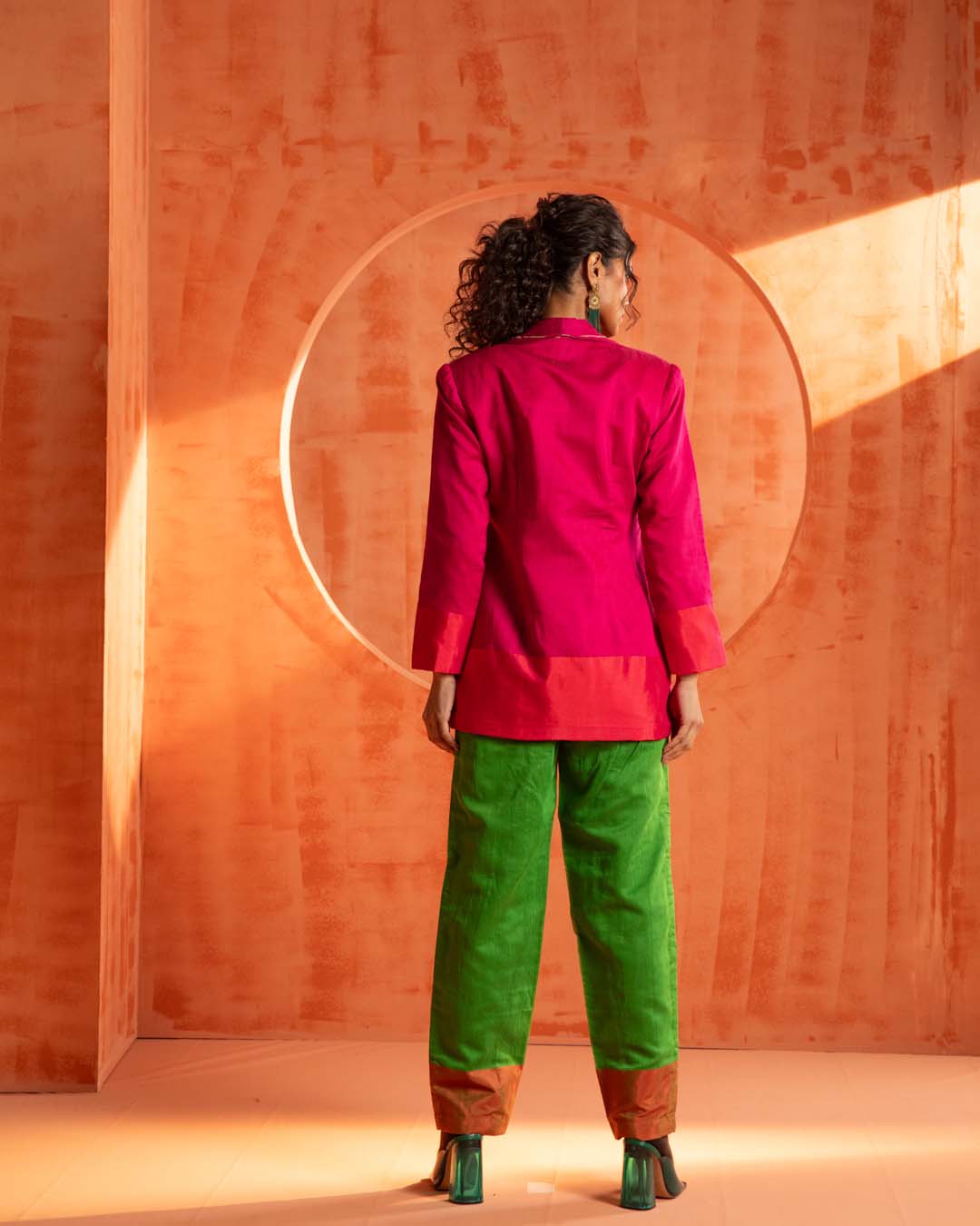 Ruby Glimmer( 3 PCS PANT SUIT CO-ORD SET)