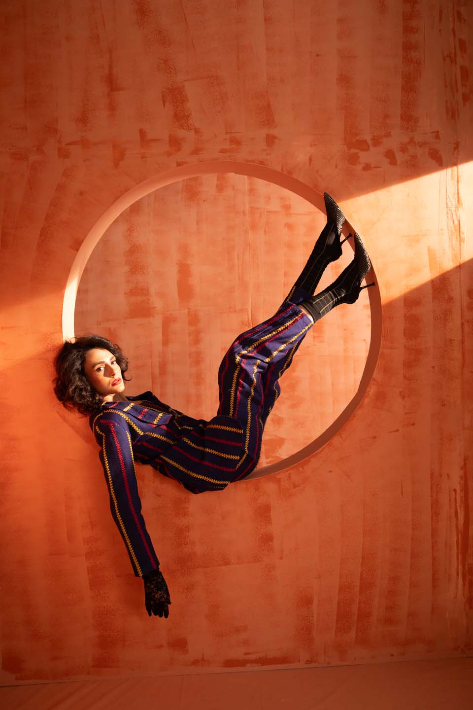 Midnight Falcon( 3 PCS PANT SUIT CO-ORD SET)