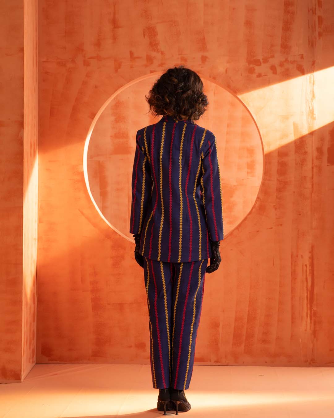 Midnight Falcon( 3 PCS PANT SUIT CO-ORD SET)