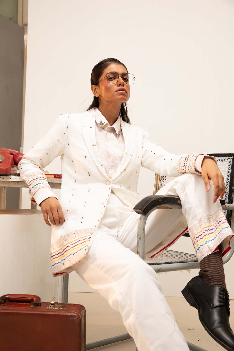 Pearl Vanguard( 3 PCS PANT SUIT CO-ORD SET)