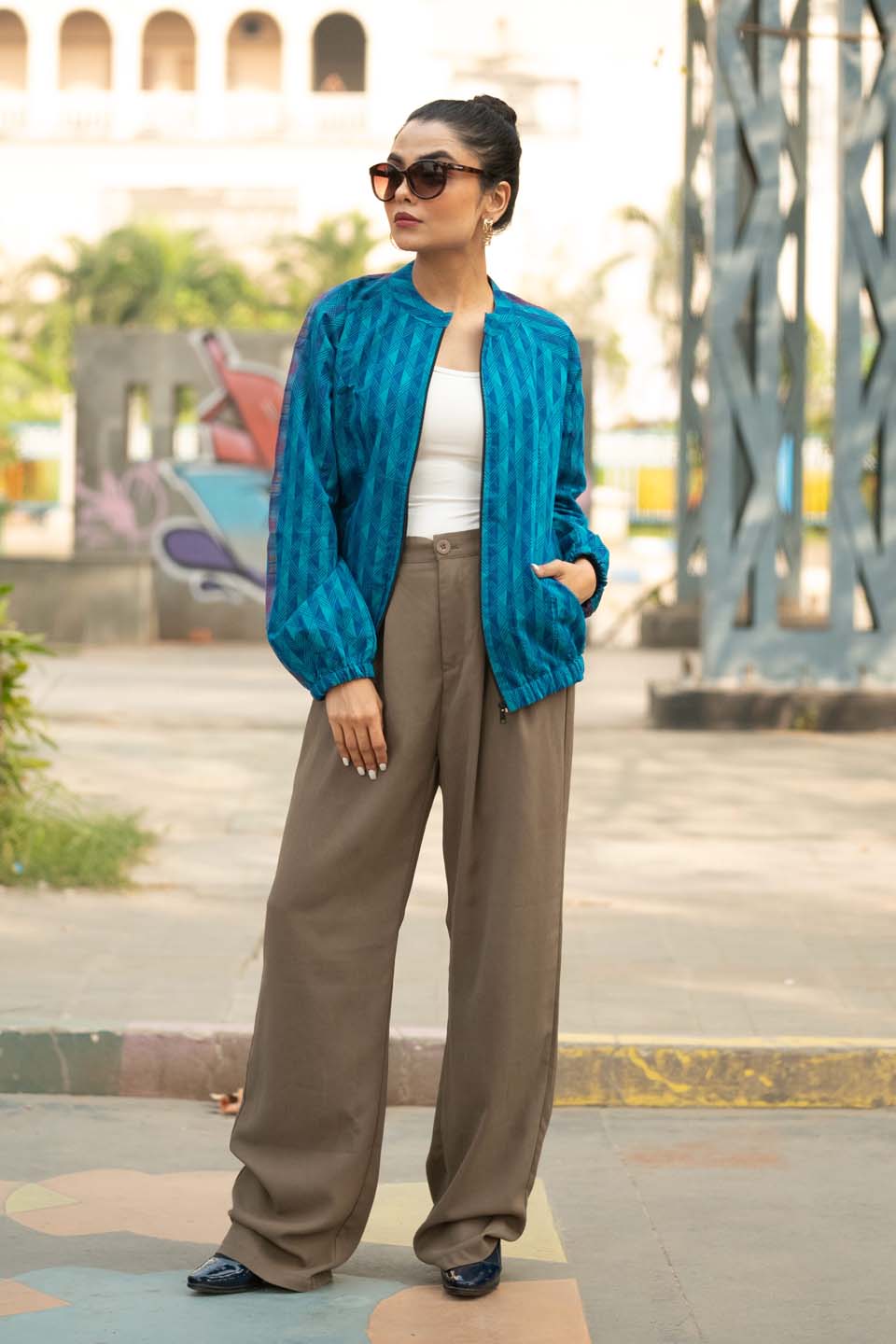 Blue Horizon - Bomber Jacket