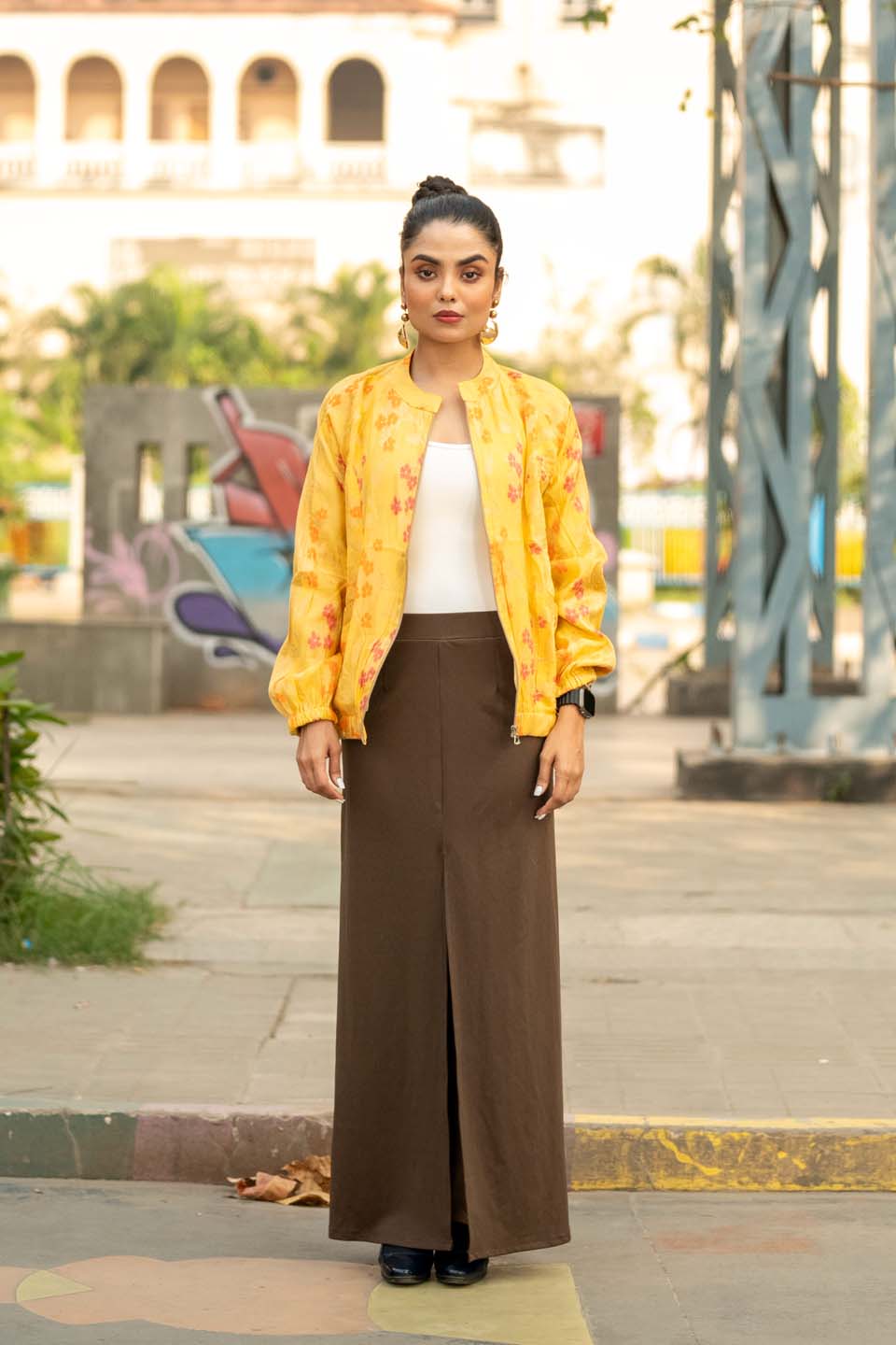 Sunburst Bloom - Bomber Jacket