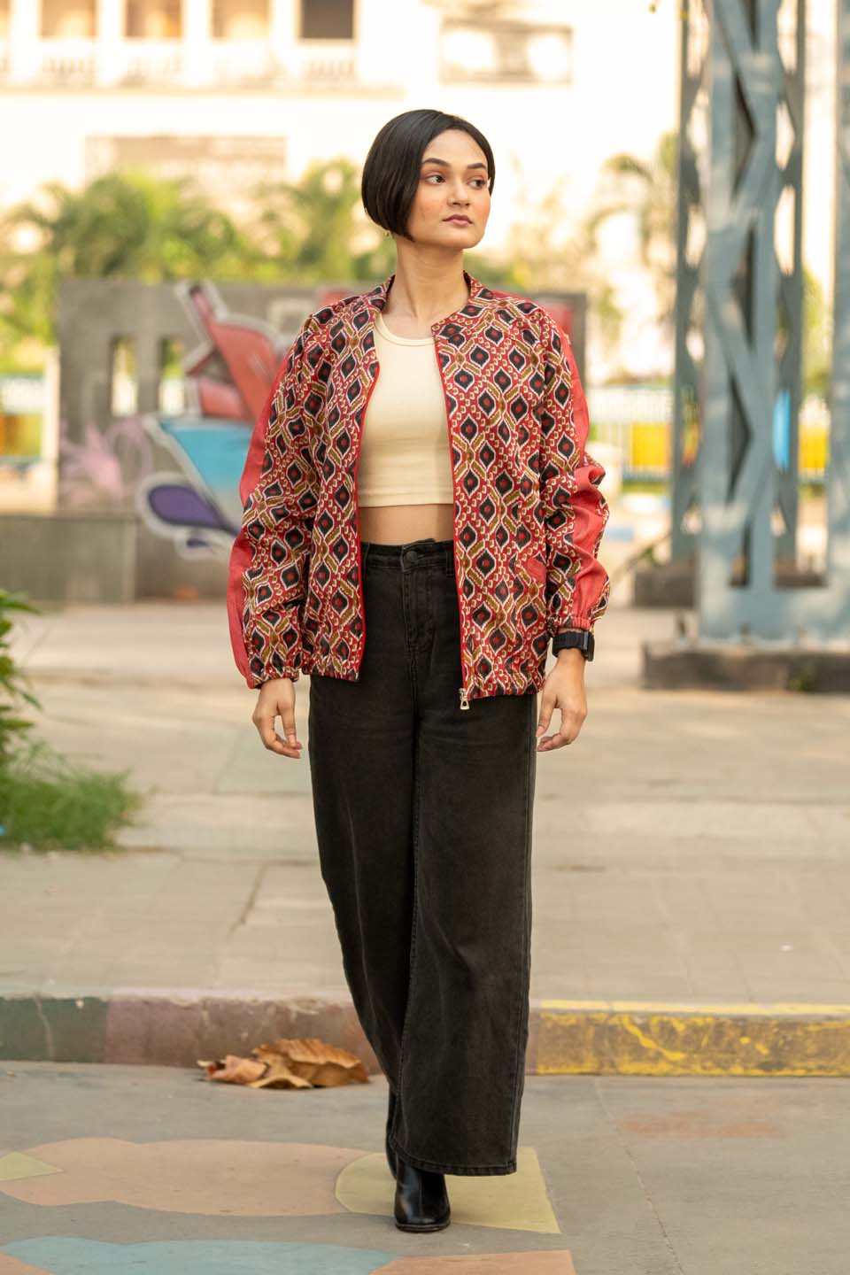 Saffron Prism - Bomber Jacket