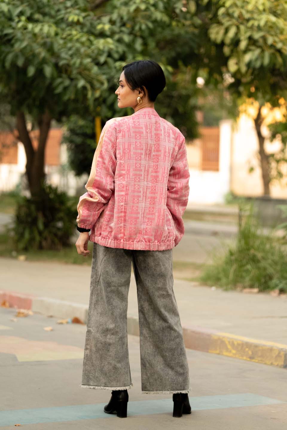 Urban Grid - Bomber Jacket