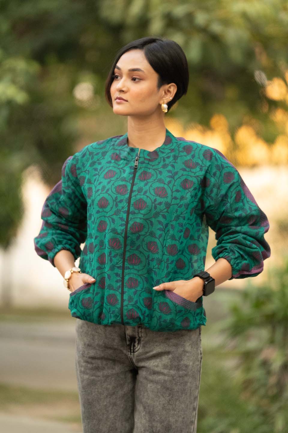 Twilight Garden - Bomber Jacket