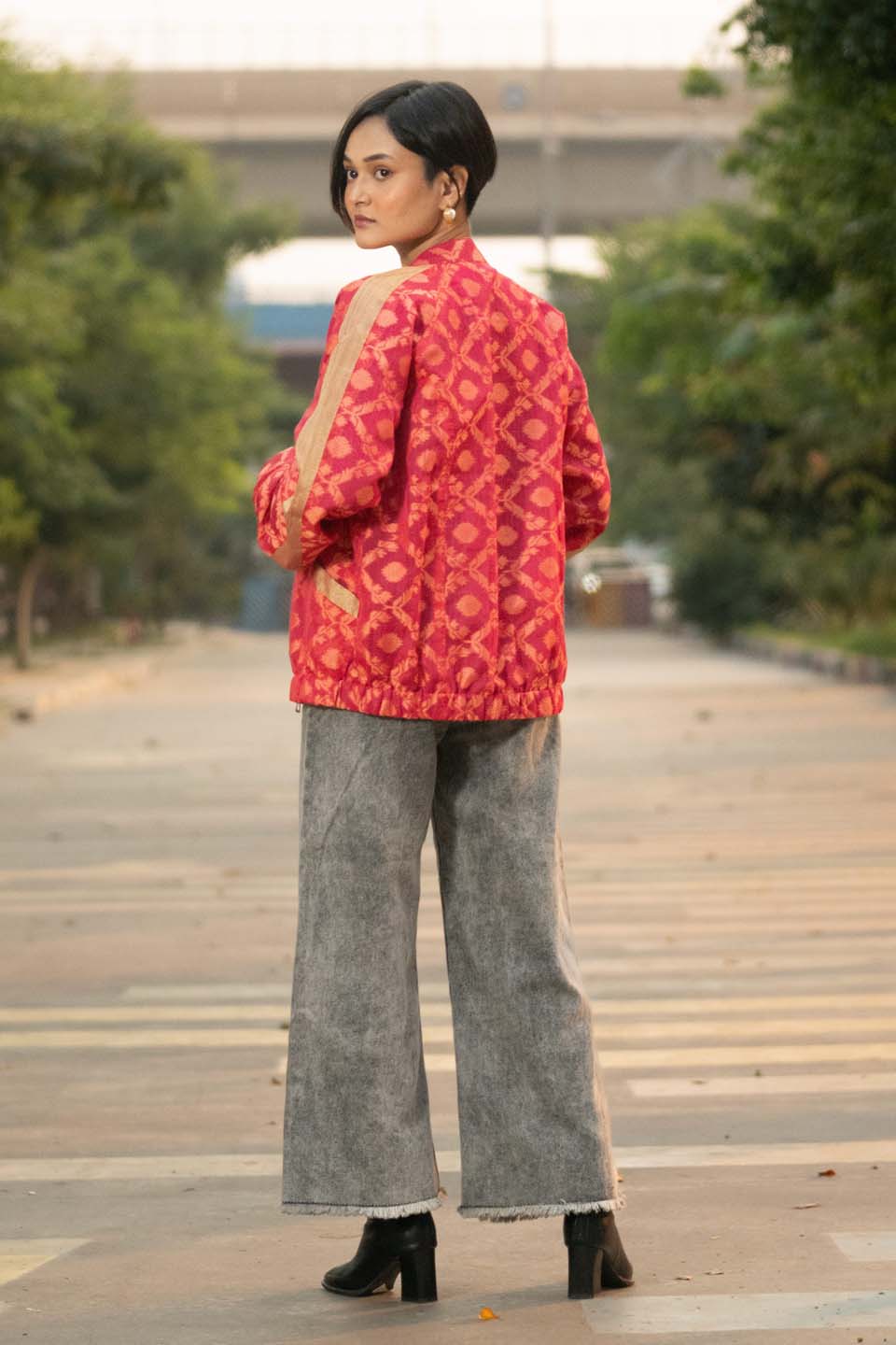 Crimson Halo - Bomber Jacket