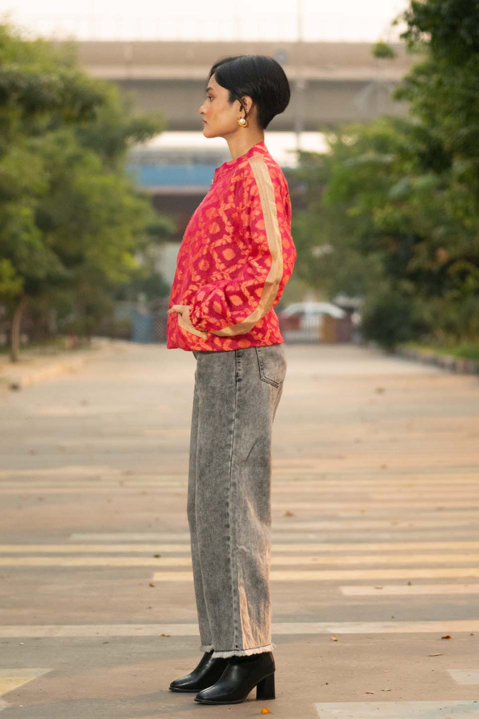 Crimson Halo - Bomber Jacket