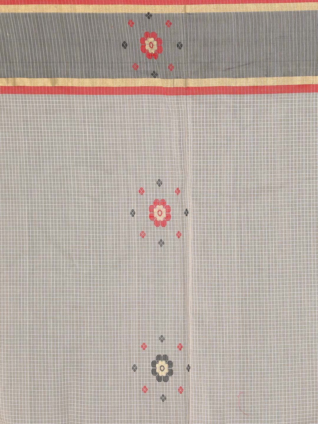 Indethnic Chanderi Handloom Silk Cotton Saree - Saree Detail View