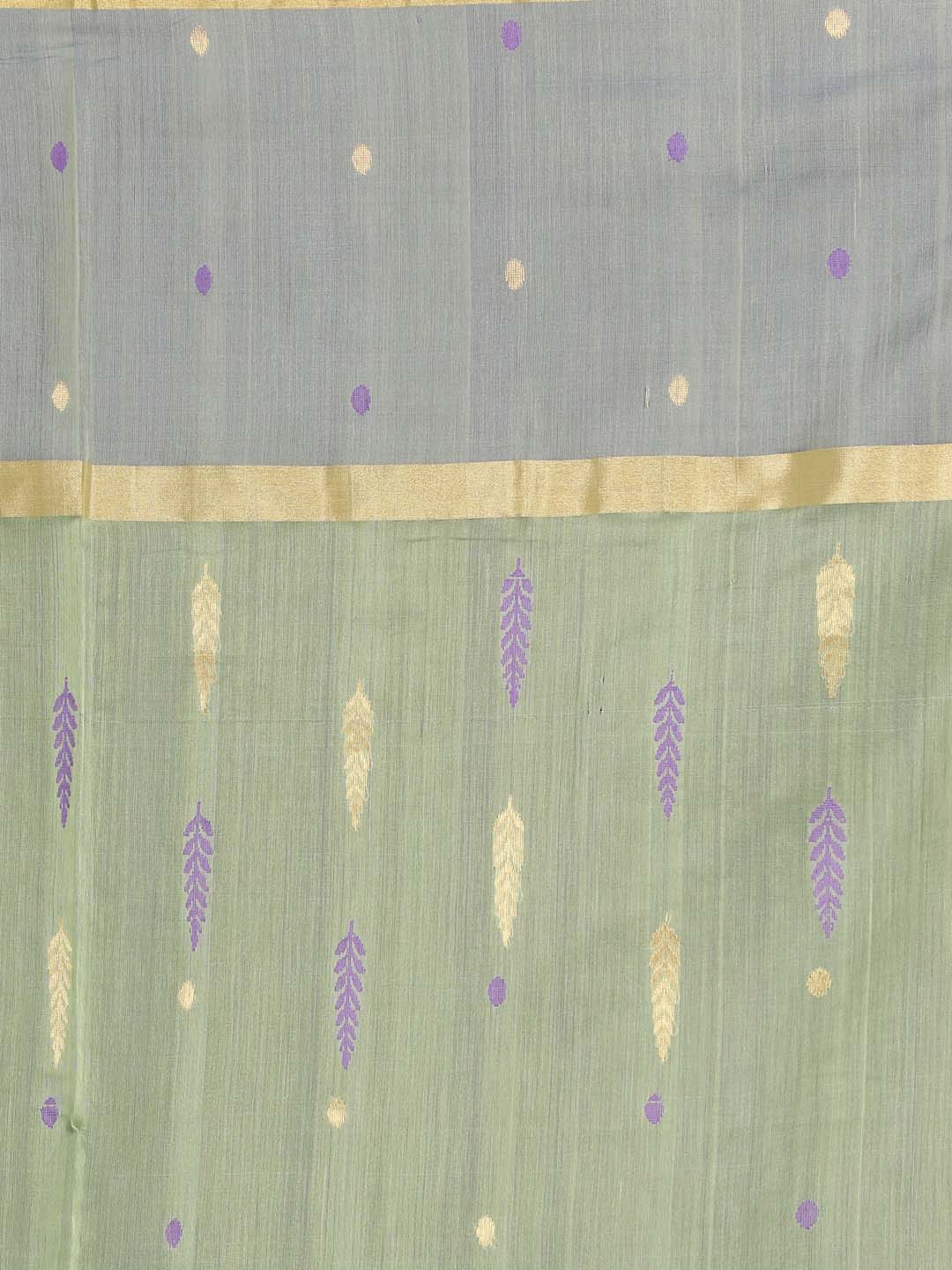 Indethnic Chanderi Handloom Silk Cotton Saree - Saree Detail View