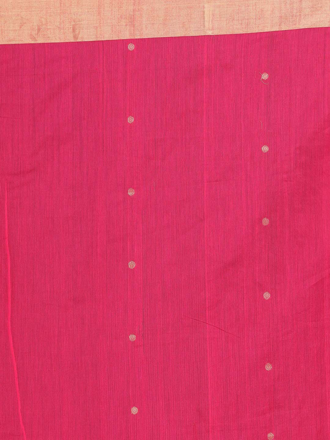 Indethnic Chanderi Handloom Silk Cotton Saree - Saree Detail View