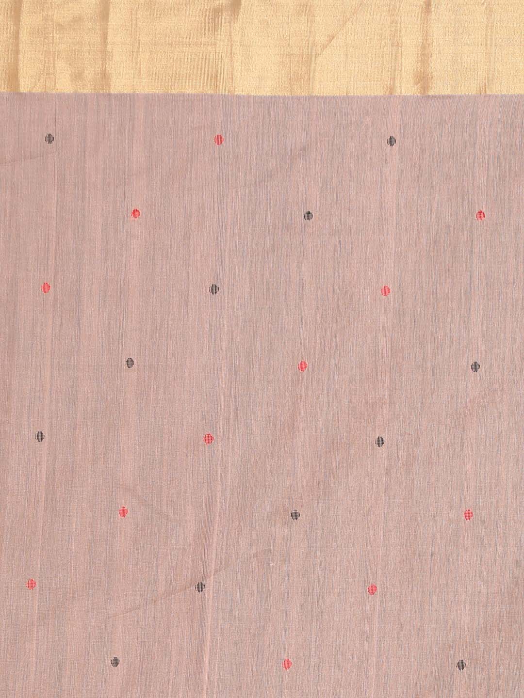 Indethnic Chanderi Handloom Silk Cotton Saree - Saree Detail View