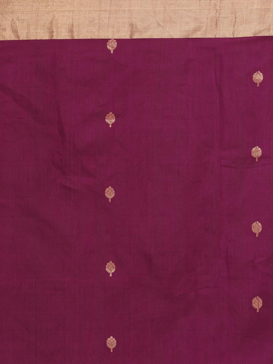 Indethnic Chanderi Handloom Silk Cotton Saree - Saree Detail View