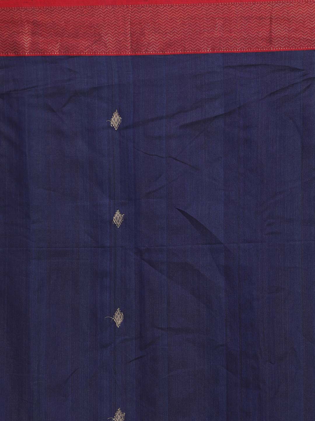 Indethnic Maheshwari Handloom Silk Cotton Saree - Saree Detail View