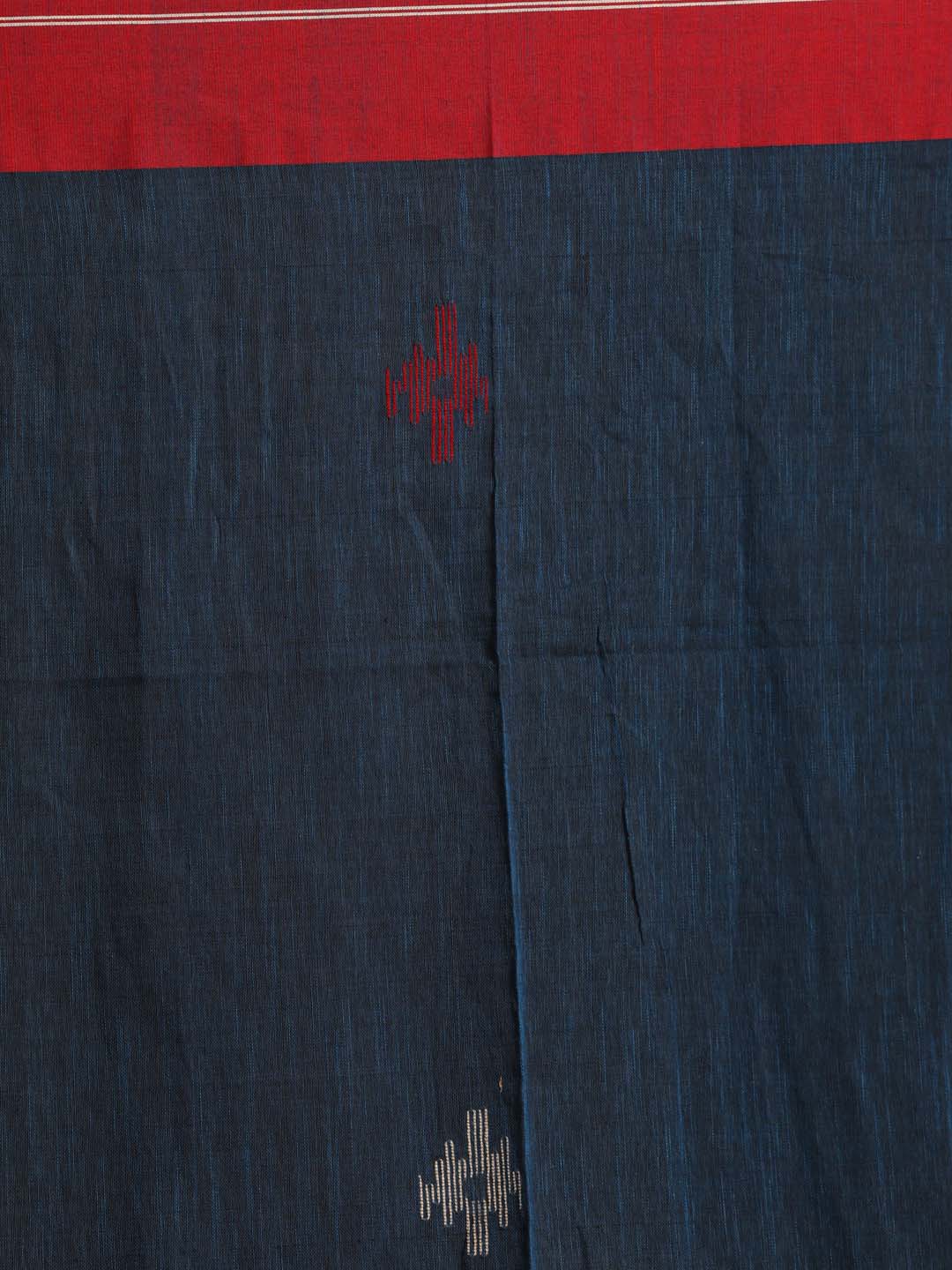 Indethnic Blue Pure Cotton Woven Design Design Sarees - Saree Detail View