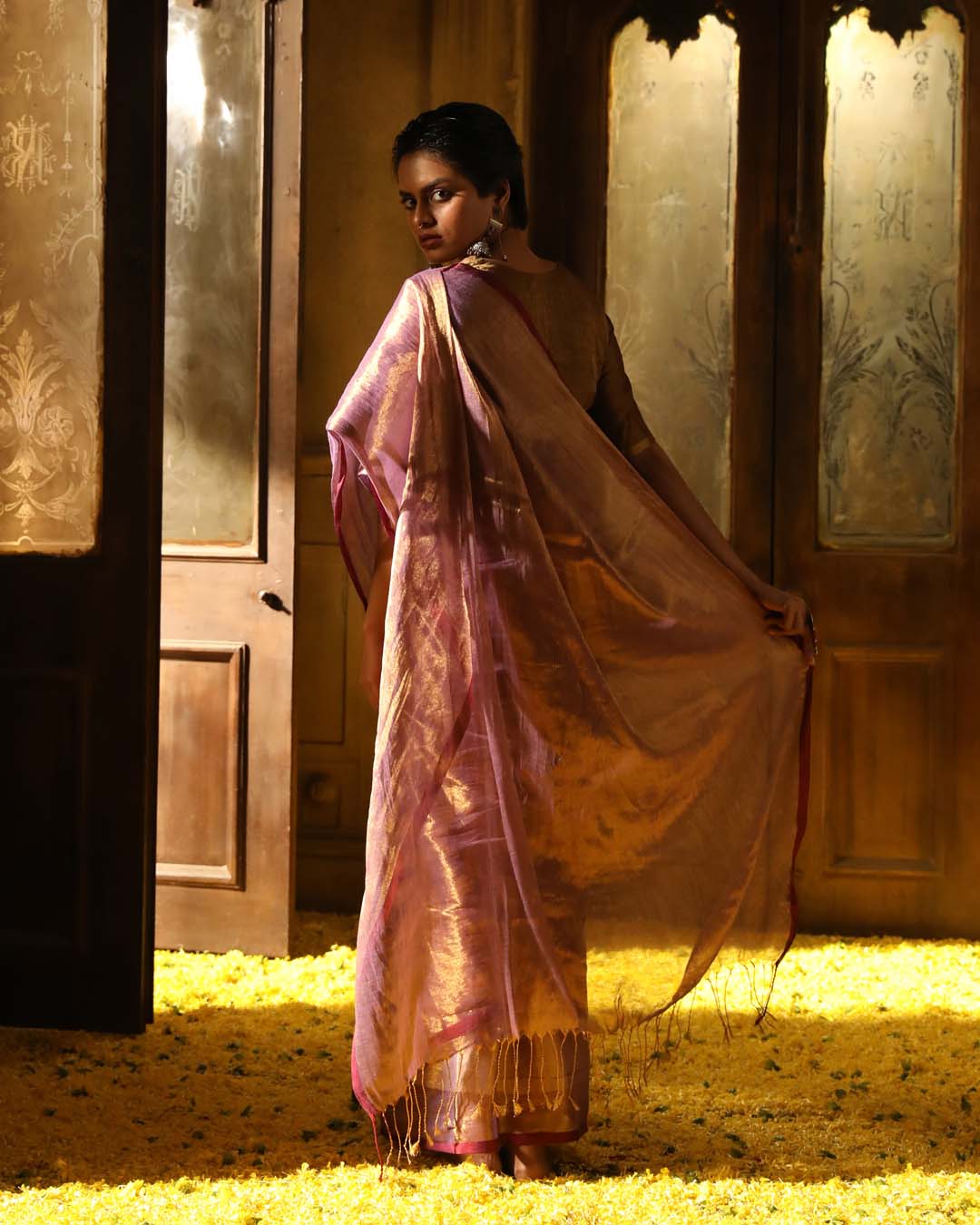 ROYAL AMETHYST (HANDLOOM 100% PURE COTTON SAREE)
