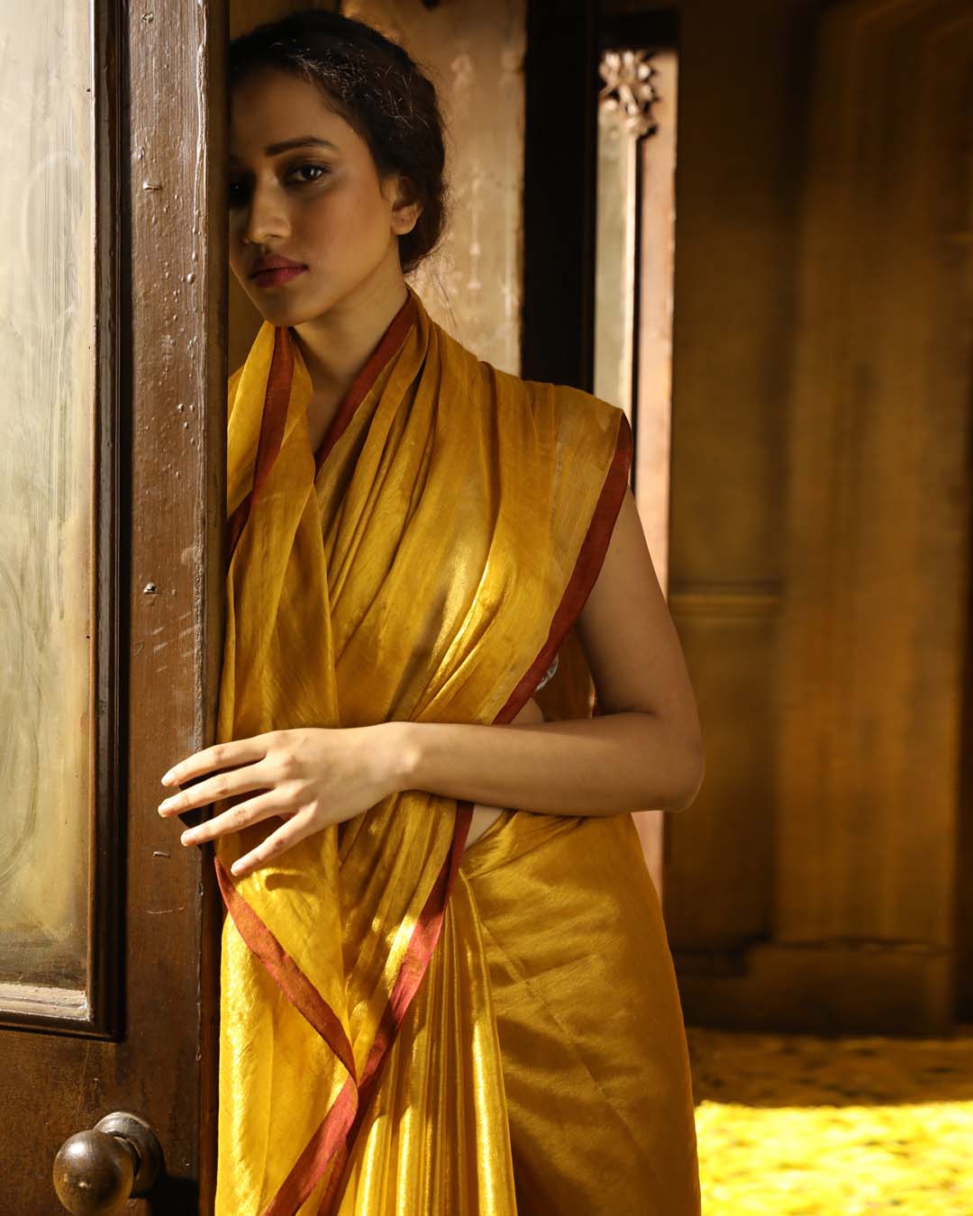 SUNSHINE GLOW (HANDLOOM 100% PURE COTTON SAREE)