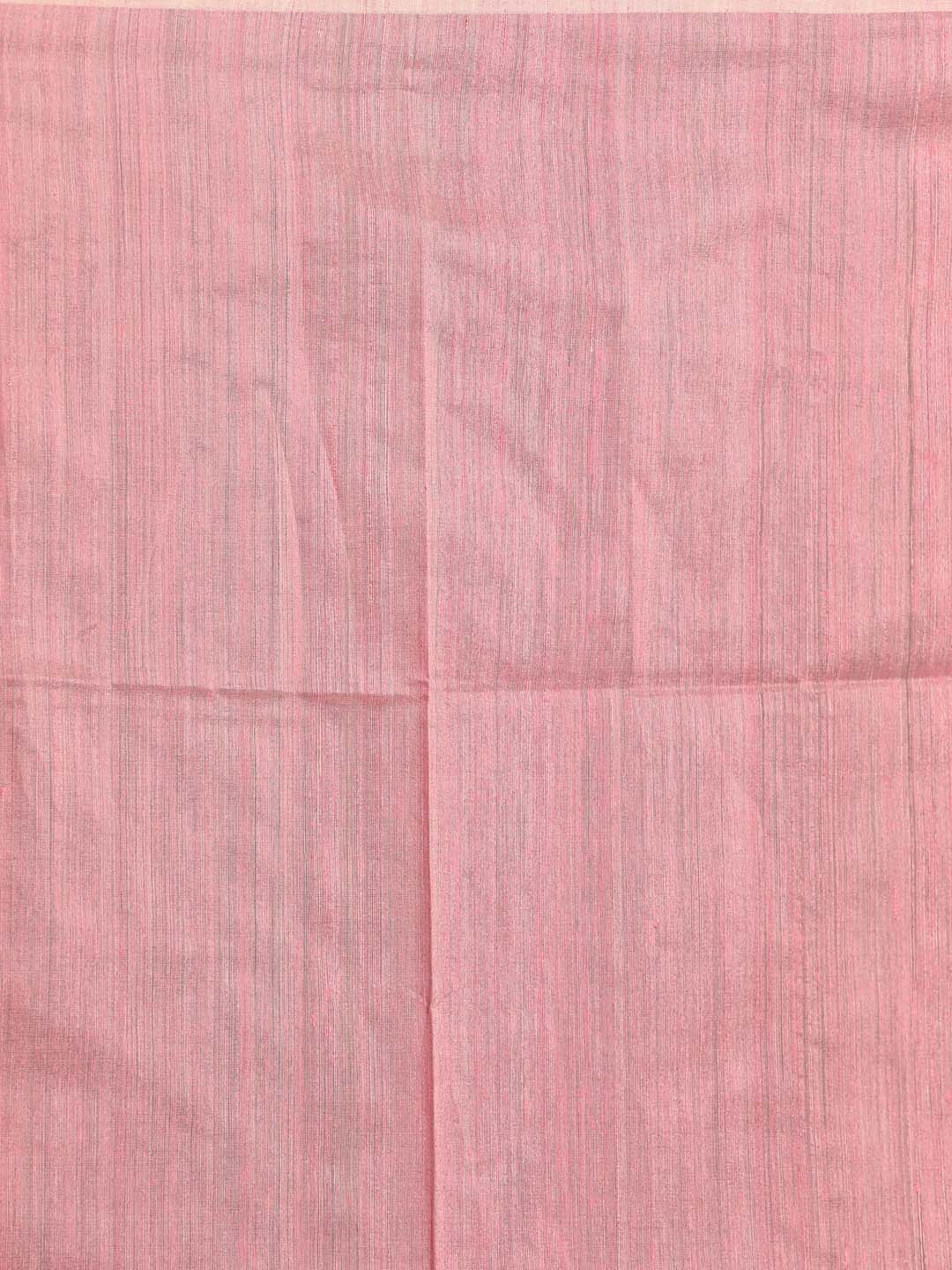 Indethnic Pink Pure Silk Ethnic Motifs Design Jamdani - Saree Detail View