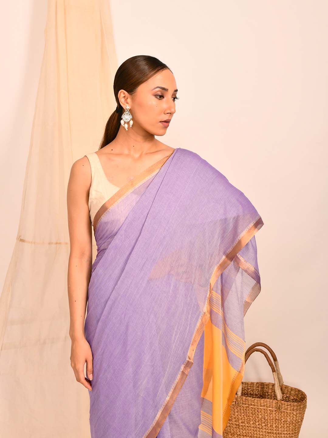 LILAC RADIANCE ( SAREE)