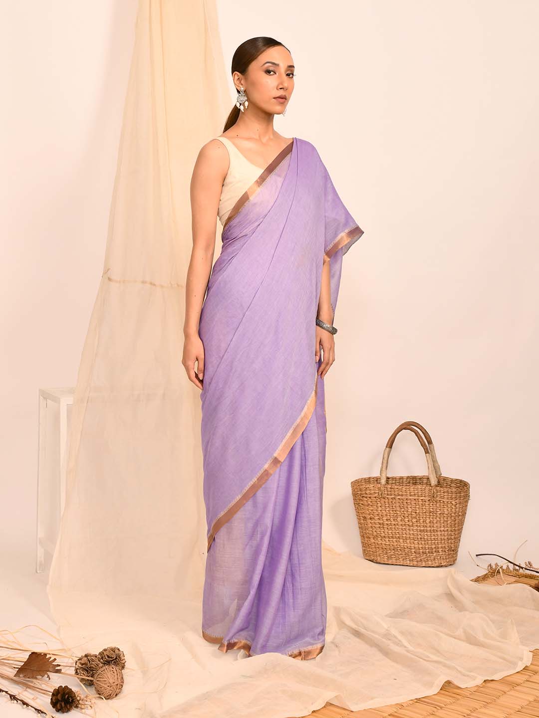 LILAC RADIANCE ( SAREE)