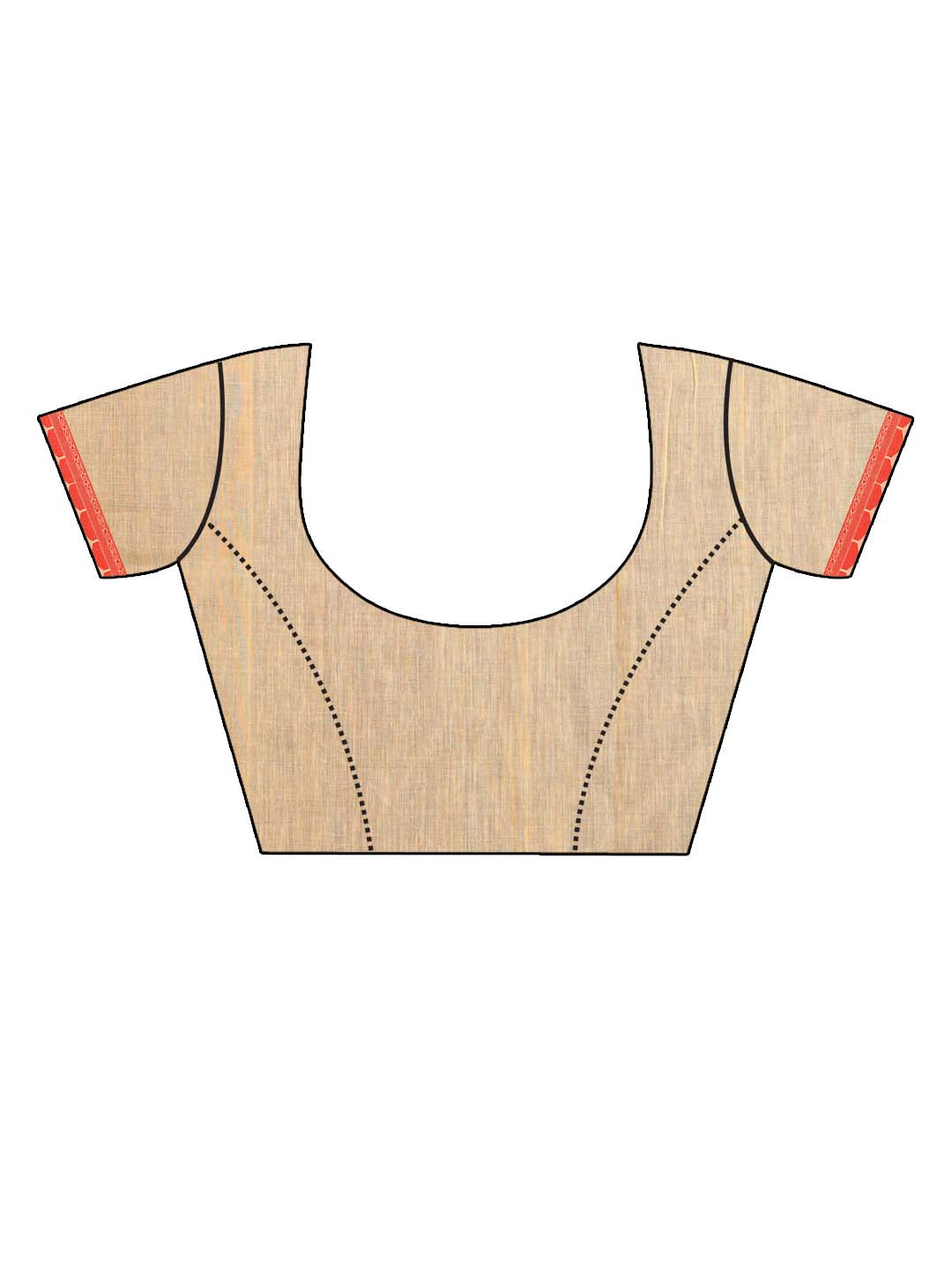 IVORY LUXE (BENGAL HANDLOOM 100% PURE COTTON SAREE)