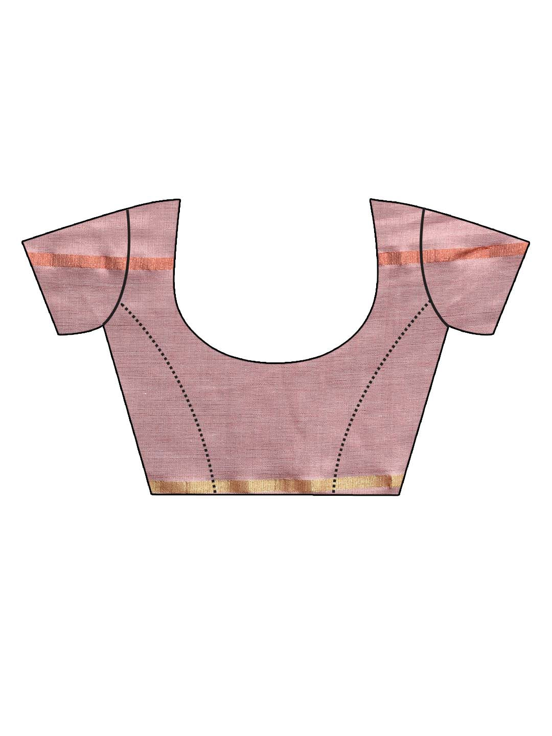 BEIGE MIRAGE (BENGAL HANDLOOM 100% PURE COTTON SAREE)