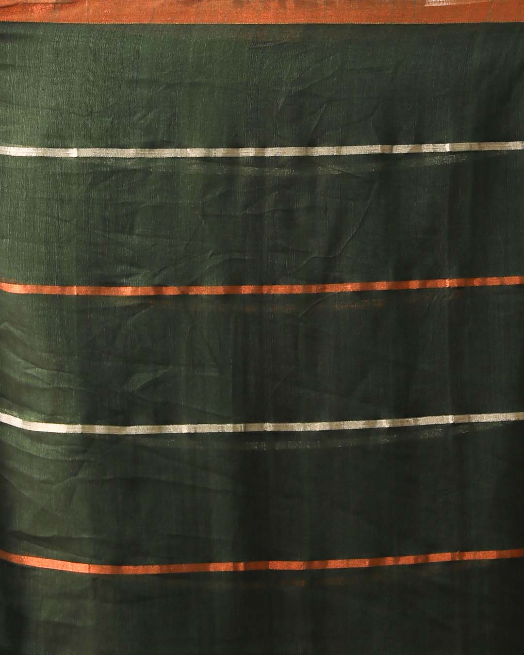 EMERALD ESSENCE (HANDLOOM 100% PURE COTTON SAREE)