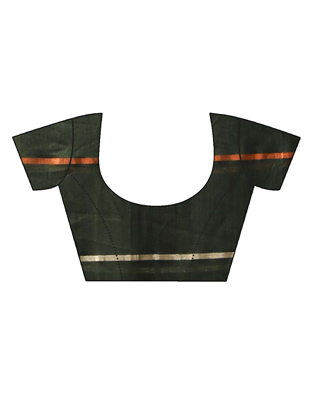 EMERALD ESSENCE (HANDLOOM 100% PURE COTTON SAREE)