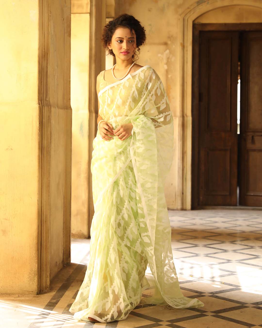 ENCHANTED FOREST (HANDLOOM ART SILK SAREE)