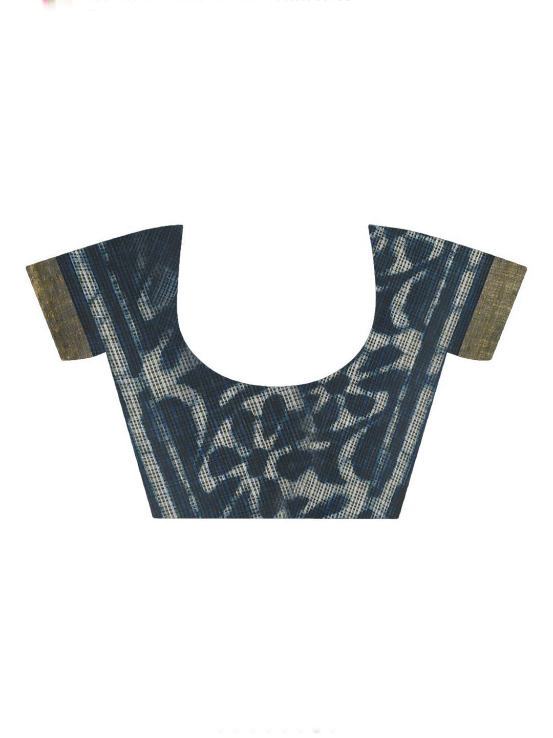 INDIGO REVERIE (BAGRU SILK COTTON SAREE)