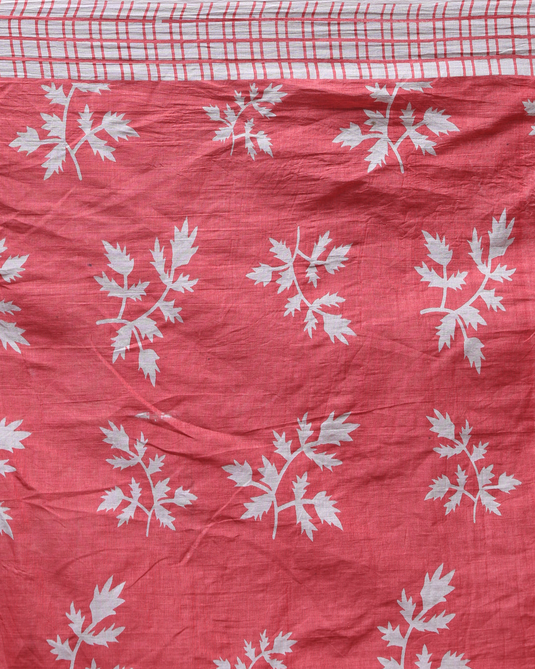 BLUSH RADIANCE (BAGRU MUL MUL COTTON SAREE)