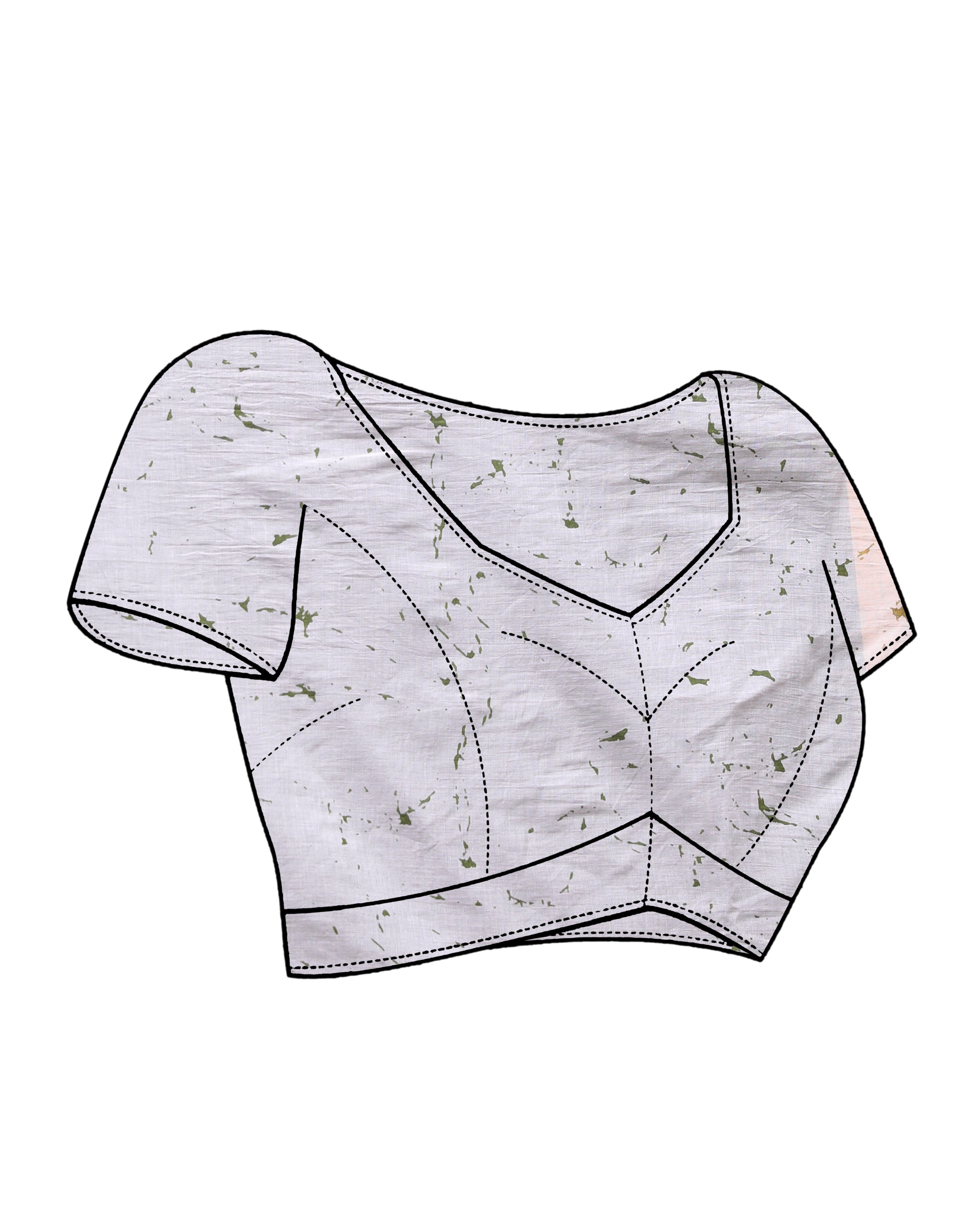 GOLDEN AURA (BAGRU MUL MUL COTTON SAREE)