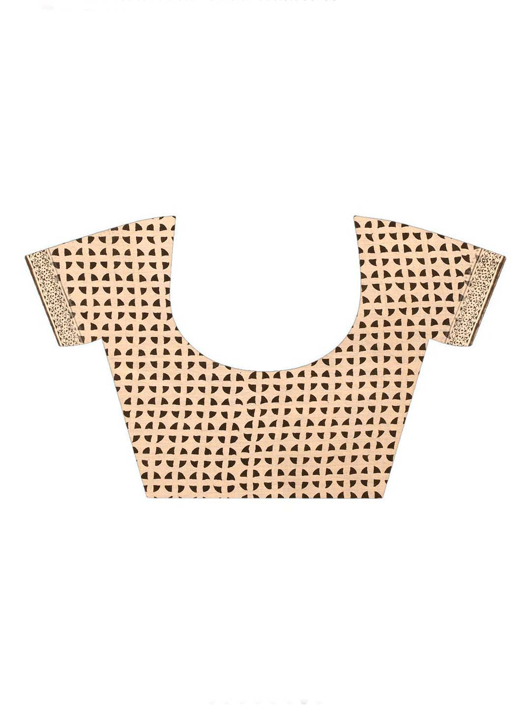 SILVER STRIPES (BAGRU 100% PURE COTTON SAREE)