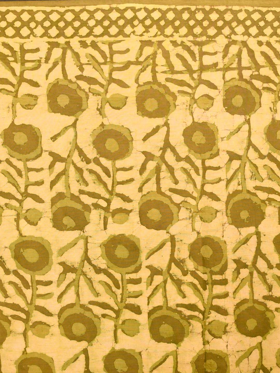 VERDANT ELEGANCE (BAGRU 100% PURE COTTON SAREE)