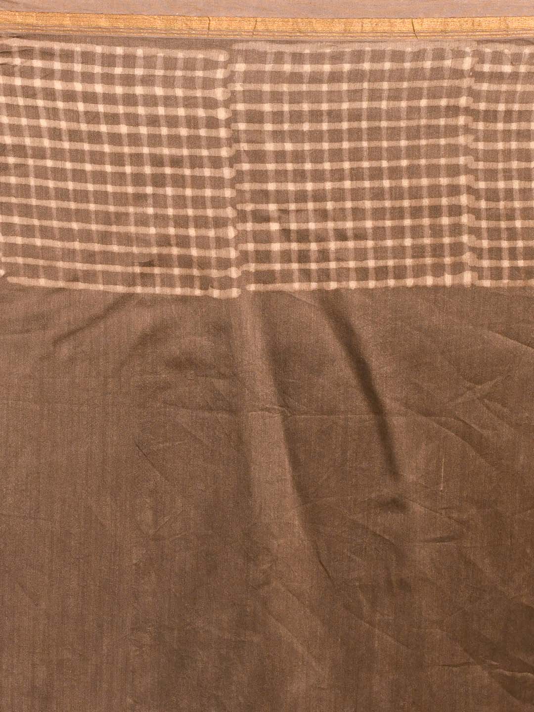 DOVE GREY (BAGRU SILK COTTON SAREE)