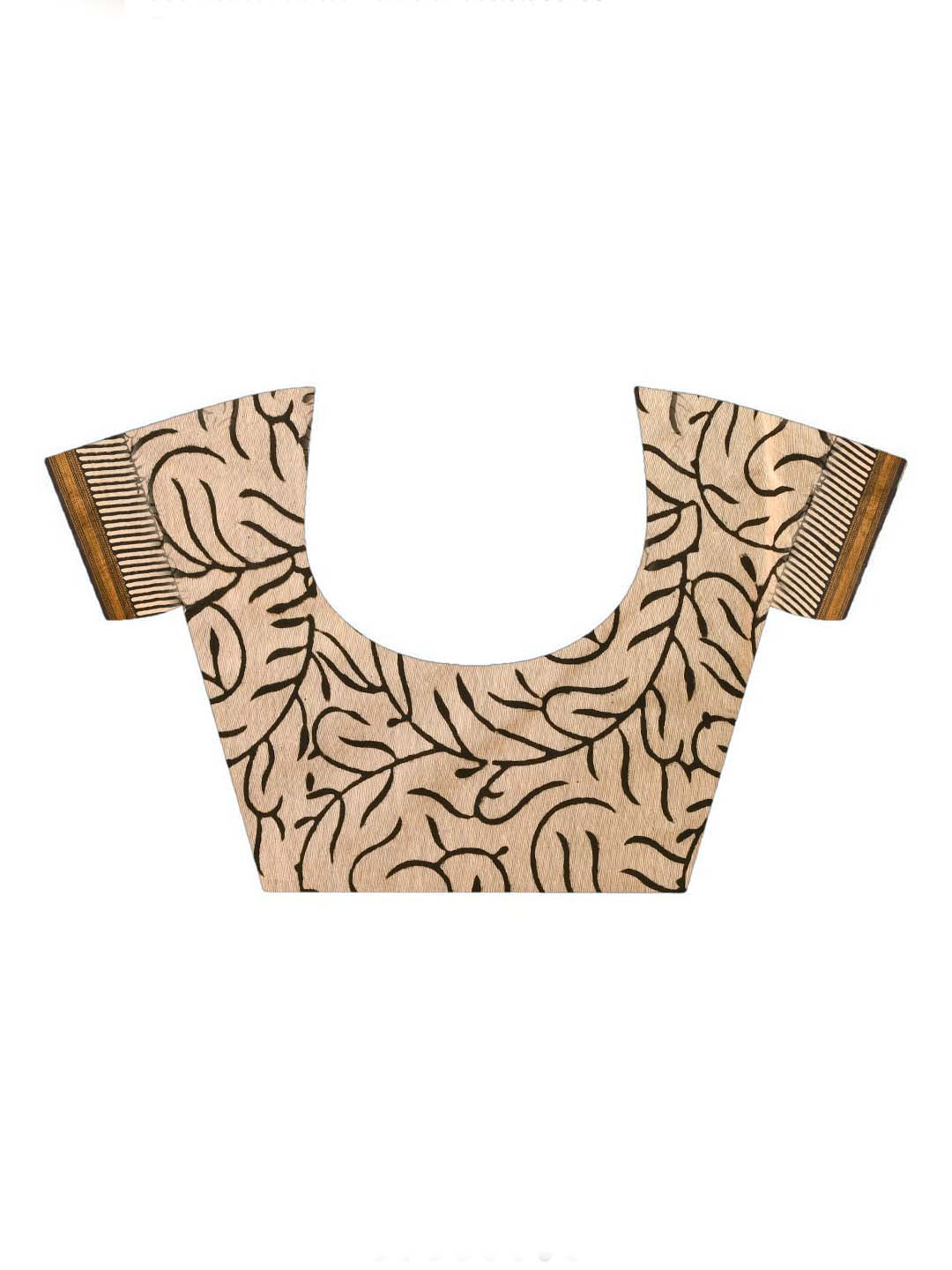 GOLDEN ECHO (BAGRU SILK COTTON SAREE)