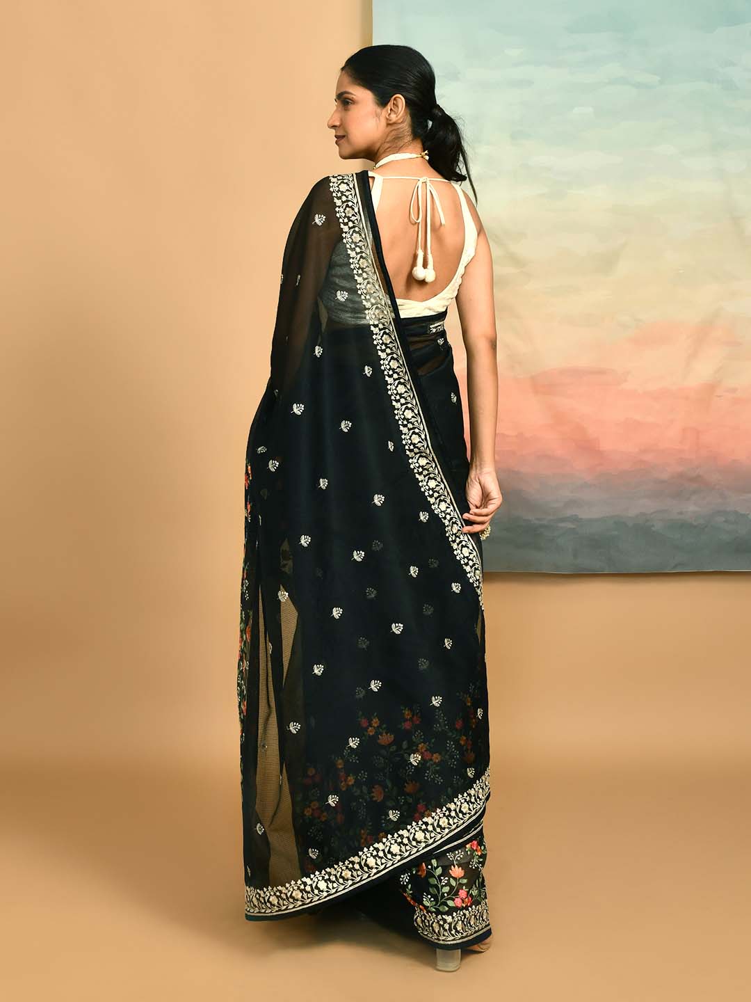 NOIR RADIANCE (KOTA SAREE)