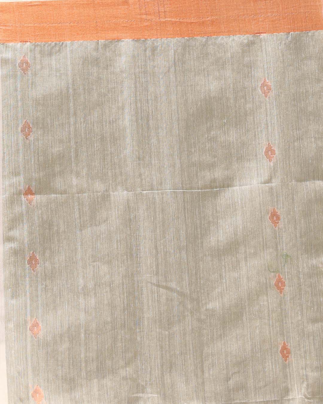 IVORY HARMONY (HANDLOOM COTTON BLEND SAREE)