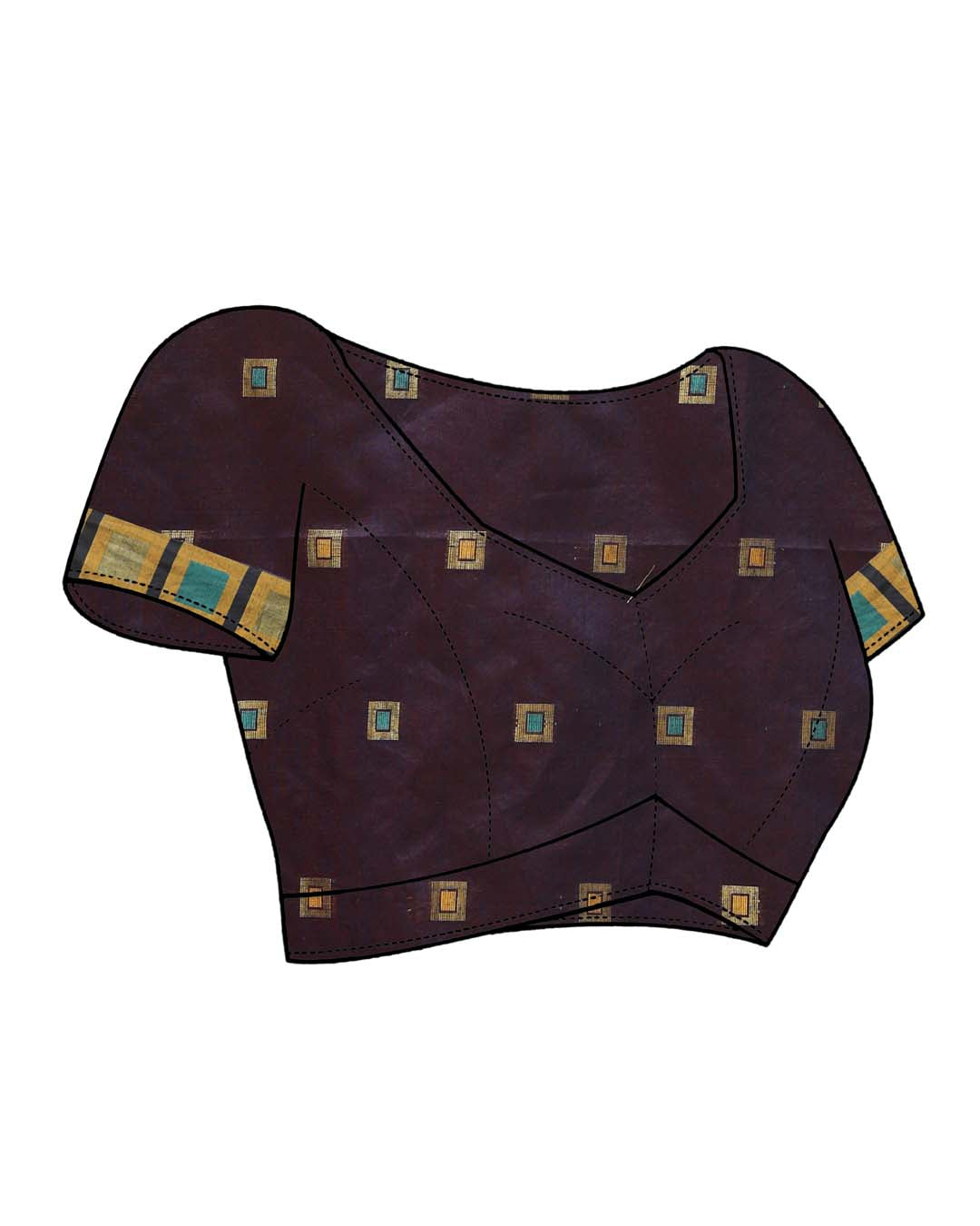 SCARLET SPLENDOR (HANDLOOM COTTON BLEND SAREE)